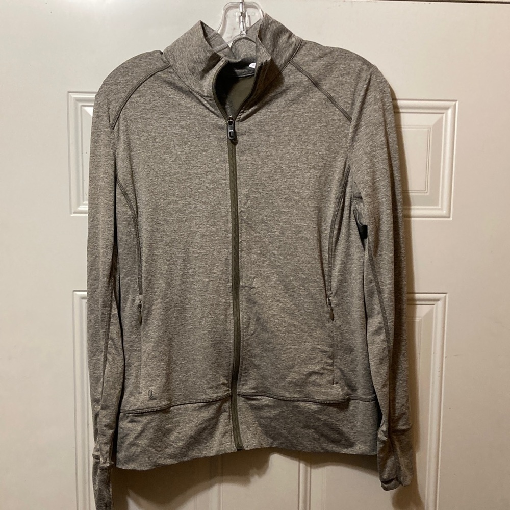 Lole Women's‎ Gray Zip-Up Jacket L